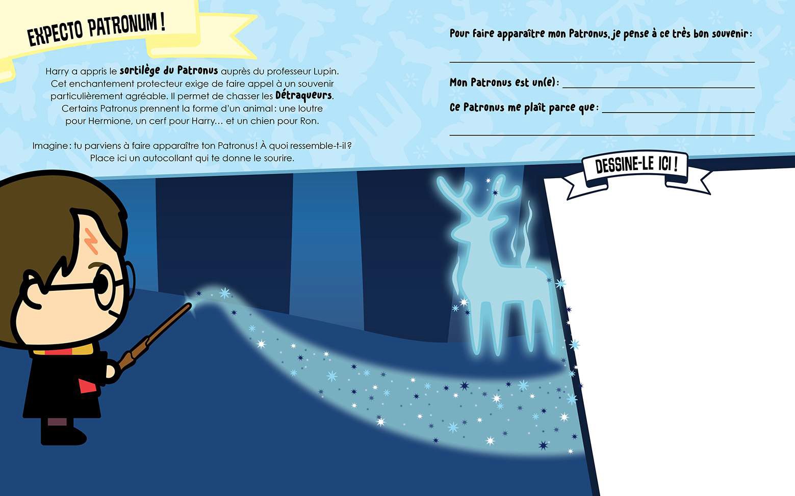 Harry Potter - Livre d'Activités de Poudlard - Patronus